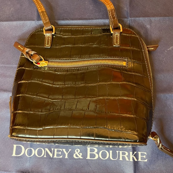 Dooney & Bourke Black Alligator Leather Shoulder bag - Picture 10 of 12